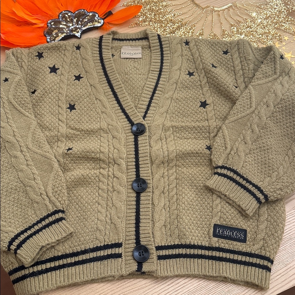 Taylor Swift Fearless Cardigan Taylor’s Version Brown Authentic Official